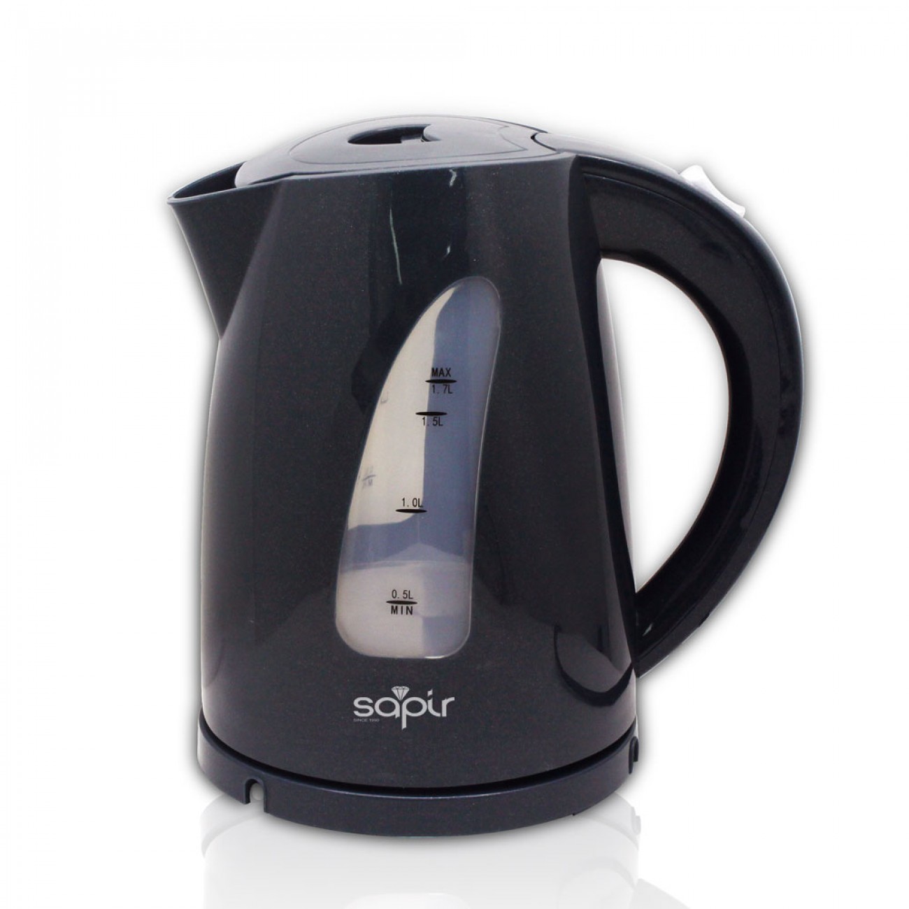 Ел. кана SAPIR SP 1230 G, 2200W, 1.7 литра, безжична, черна Електрическа кана SAPIR SP 1230 G, 2200W, 1.7 литра, безжична, Черна в Електрически кани - SAPIR | Alleop