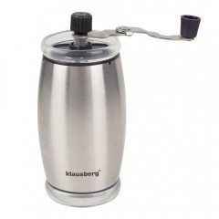 Механична мелничка за кафе Klausberg KB 7249, Регулиране на големина, Инокс