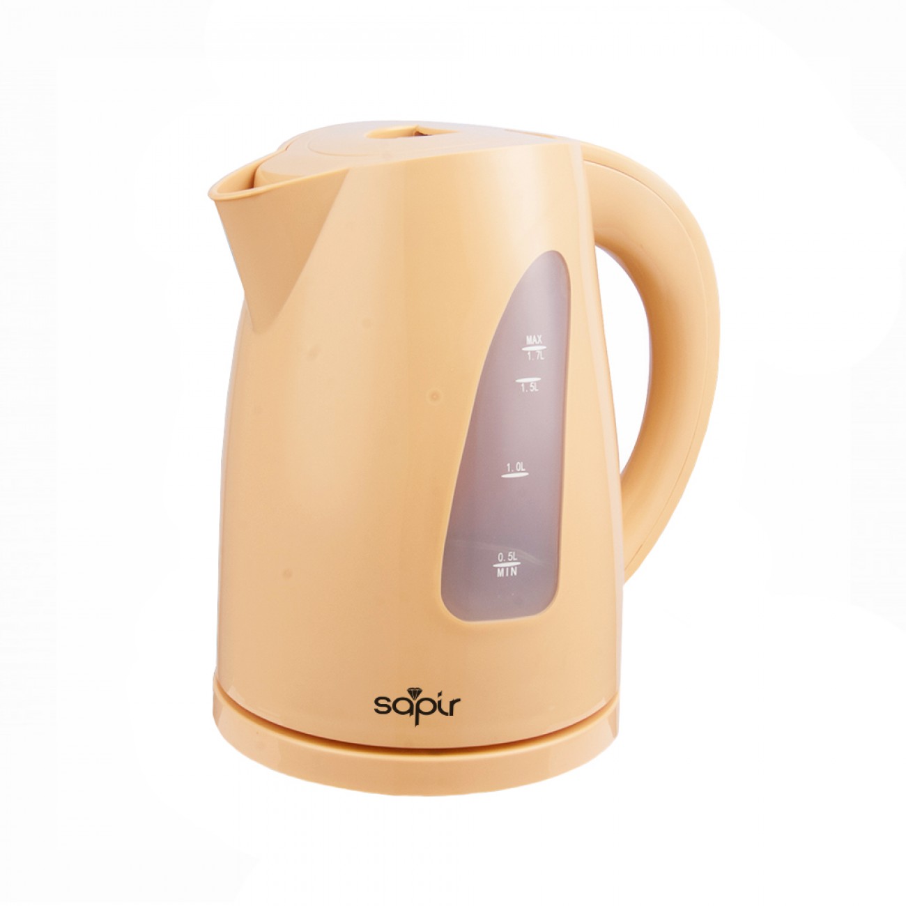 Електрическа кана SAPIR SP 1230 G, 2200W, 1.7 литра, Автоматично изключване, Кремав Електрическа кана SAPIR SP 1230 G, 2200W, 1.7 литра, Автоматично изключване, Кремав в Електрически кани - SAPIR | Alleop
