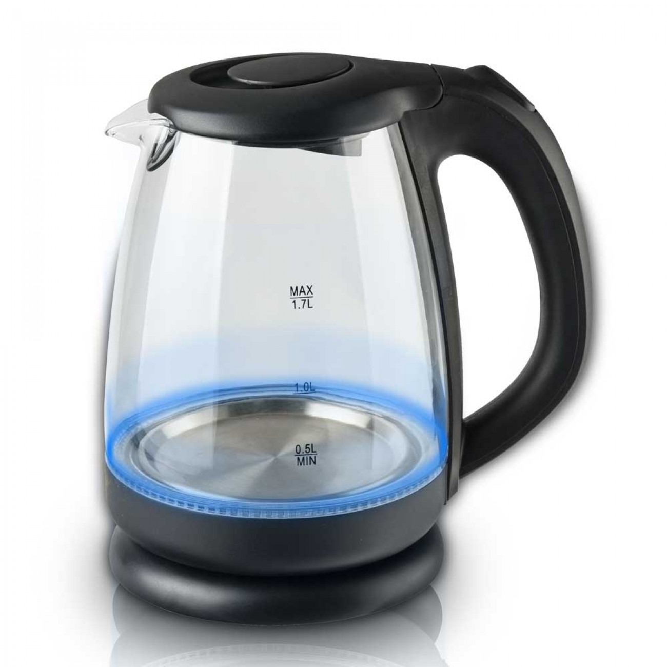 Електрическа кана SAPIR SP 1230 J, 2200W, 1.7 литра, Стъклена, LED светлини, Черен Електрическа кана SAPIR SP 1230 J, 2200W, 1.7 литра, Стъклена, LED светлини, Черен в Електрически кани - SAPIR | Alleop