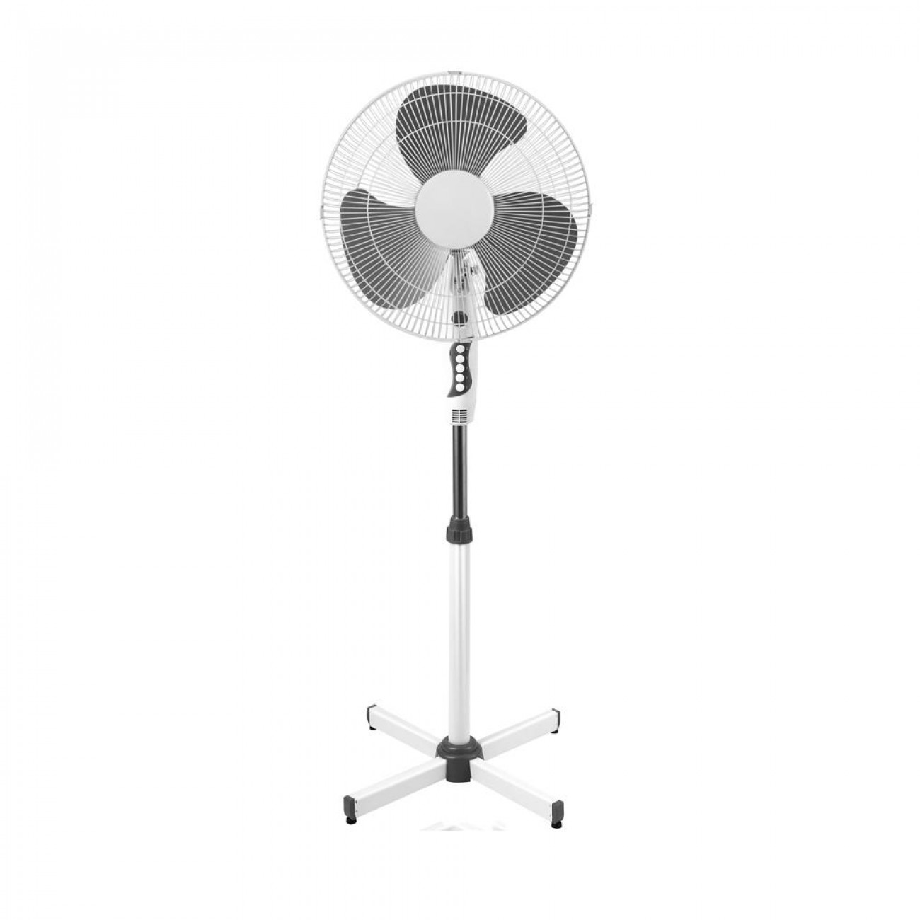 Вентилатор на стойка ESPERANSA ES 1760 BM, 40W, 40 см, 3 степени на мощност, Регулиране на височината, Мрежа, бял/сив Вентилатор на стойка ESPERANSA ES 1760 BM, 40W, 40 см, 3 степени на мощност, Регулиране на височината, Мрежа, бял/сив в Вентилатори - ESPERANSA | Alleop