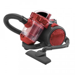 Прахосмукачка без торба SAPIR SP 1001 AM, 700W, Мултициклон, Енергиен клас А, Приставки, Червена