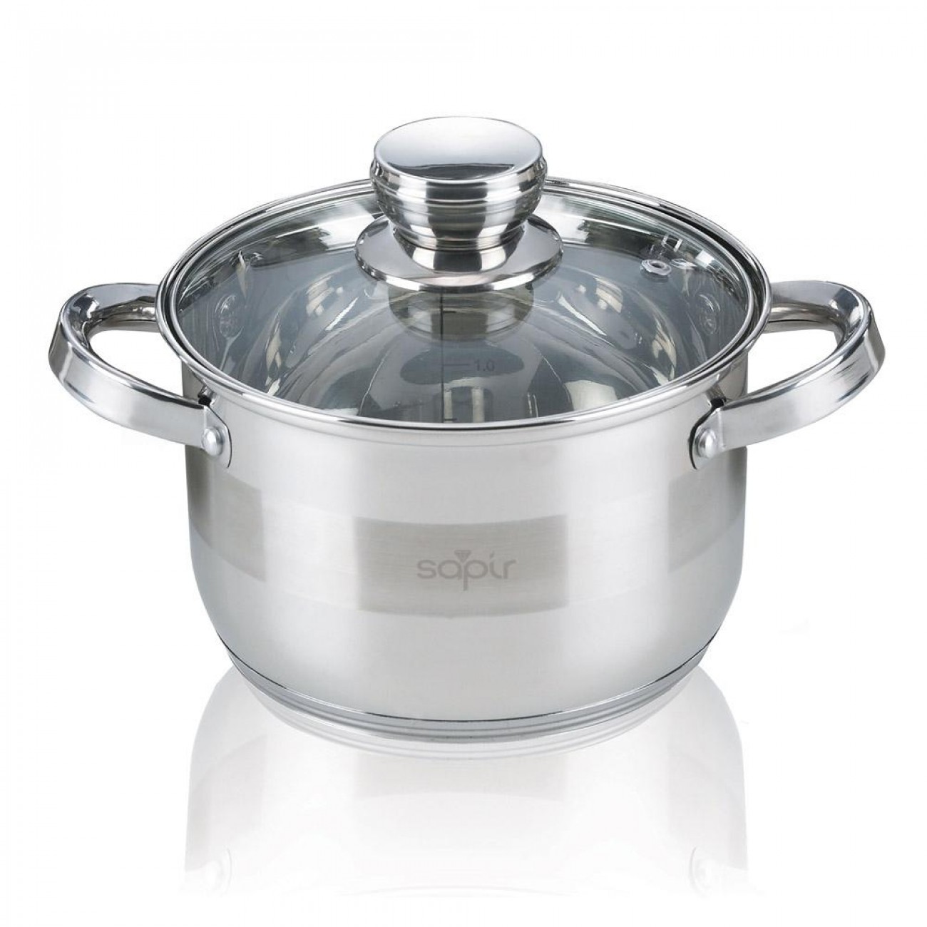Тенджера SAPIR SP 1210 LI26, 26 см, 7.8 литра, Капсуловано дъно, Инокс Тенджера SAPIR SP 1210 LI26, 26 см, 7.8 литра, Капсуловано дъно, Инокс в Тенджери - SAPIR | Alleop