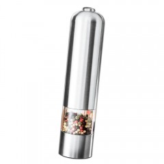 Електрическа мелничка за сол и пипер ZEPHYR ZP 1227 B, LED светлина, Сребрист