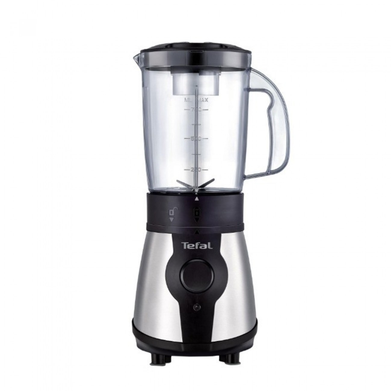 Блендер Tefal ON THE GO BLENDER BL1B1D3, 4 ножа, 1 скорост, функция за чупене на лед, 300W, черен Блендер Tefal ON THE GO BLENDER BL1B1D3, 4 ножа, 1 скорост, функция за чупене на лед, 300W, черен в Блендери - | Alleop