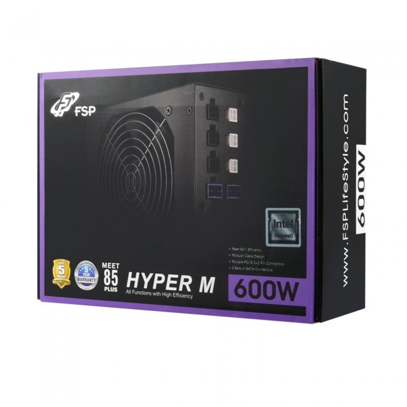 Захранване Fortron Hyper M 600, 600W, 85+, Active PFC, 120мм вентилатор Захранване Fortron Hyper M 600, 600W, 85+, Active PFC, 120мм вентилатор в Захранвания Настолни компютри - | Alleop