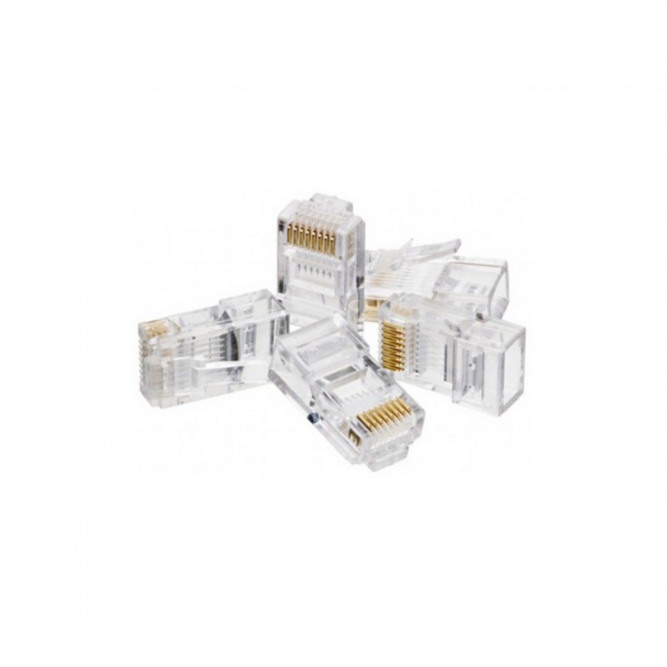Конектори df17140, RJ-45, 200бр. Букси RJ-45 200 бр. в пакет в Конектори за Медна мрежа - | Alleop