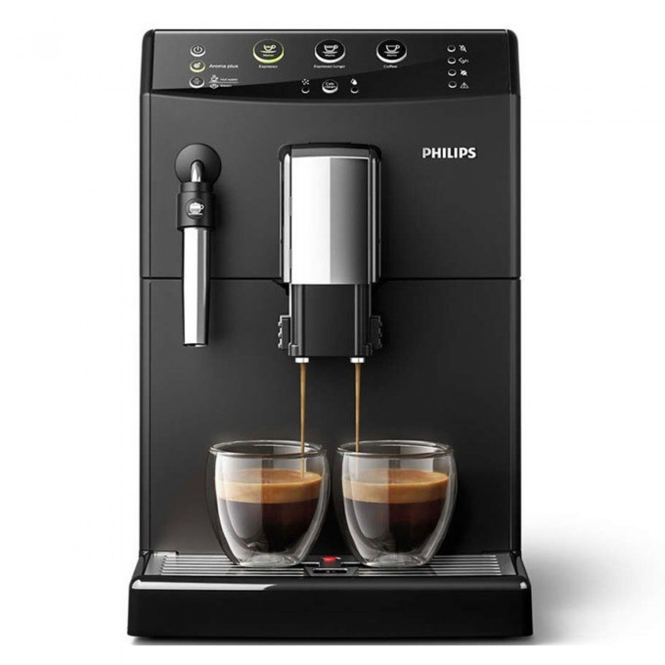 Автоматична еспресо машина Philips HD 8827 / 09, 1850W, 15 bar налягане, керамични мелачки за кафе, Aroma Plus, черна Автоматична еспресо машина Philips HD 8827 / 09, 1850W, 15 bar налягане, керамични мелачки за кафе, Aroma Plus, черна в Кафемашини - | Alleop