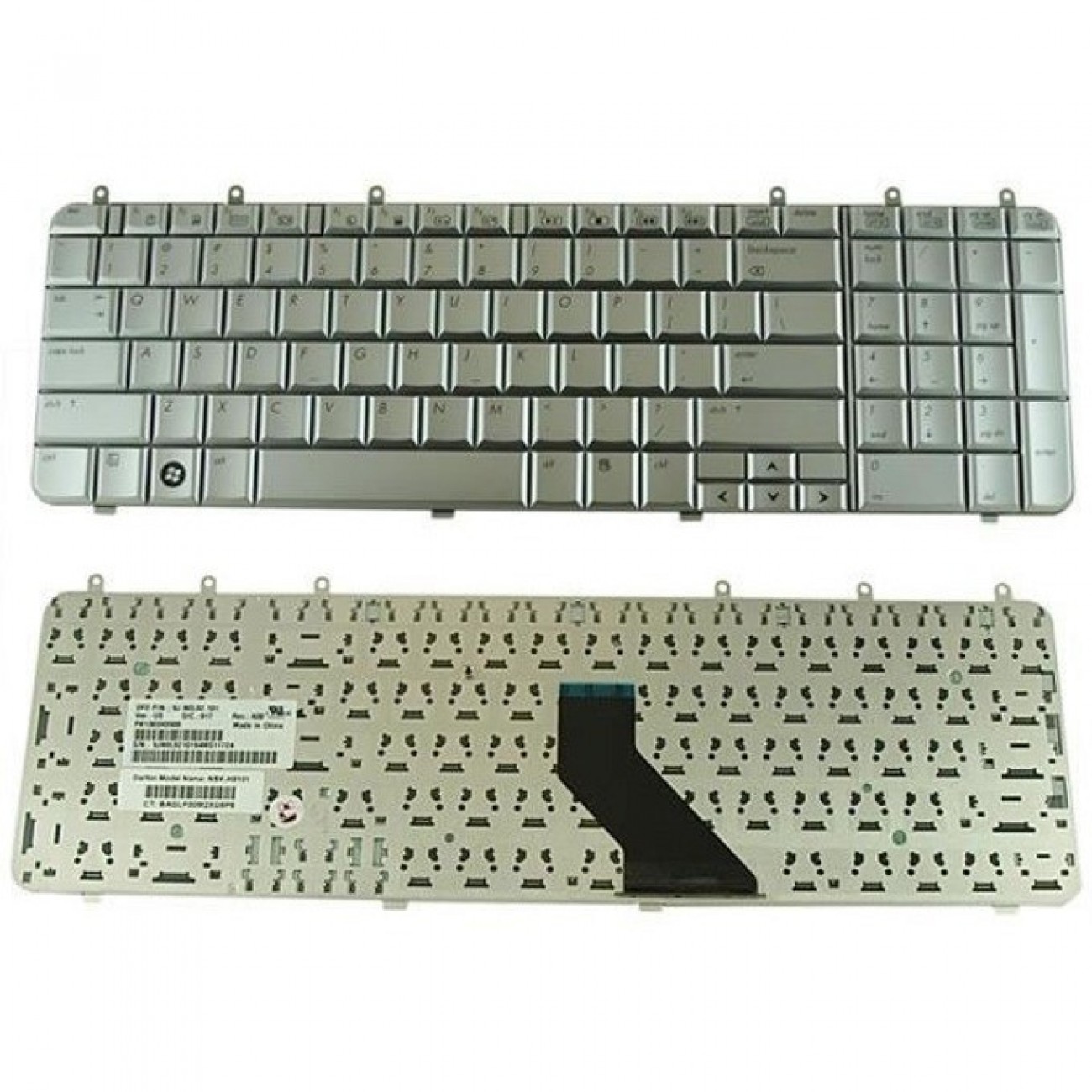 Клавиатура за HP Pavilion DV7 DV7-1000, UK, сребриста Клавиатура за HP Pavilion DV7 DV7-1000, UK, сребриста в Резервни части - | Alleop