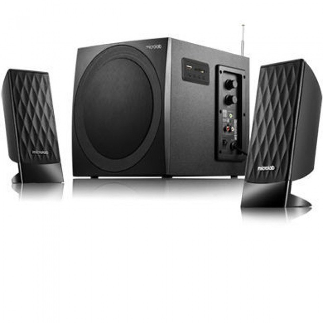 Тонколони MICROLAB M-300BT, 2.1, 38W, RCA, черни Тонколони MICROLAB M-300BT, 2.1, 38W, RCA, черни в Колони - | Alleop