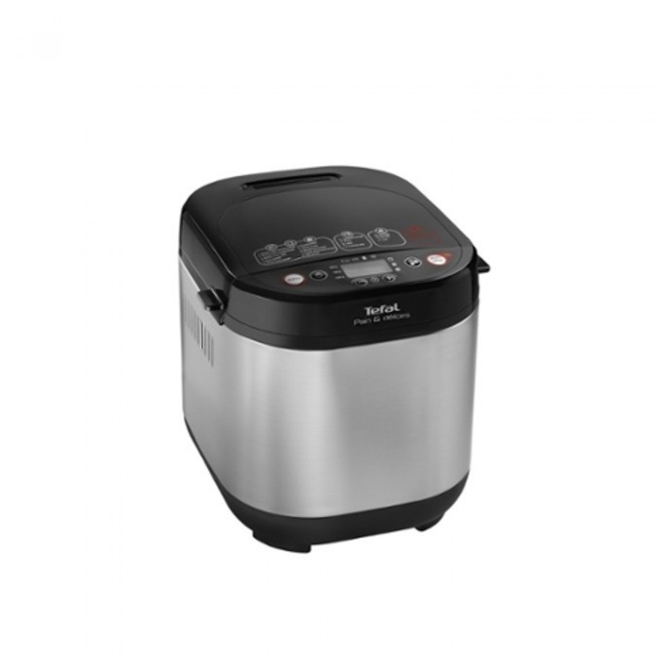 Хлебопекарна Tefal PF240E38, 720W, LCD дисплей, 3 нива на изпичане, 20 програми, инокс Хлебопекарна Tefal PF240E38, 720W, LCD дисплей, 3 нива на изпичане, 20 програми, инокс в Хлебопекарни - | Alleop