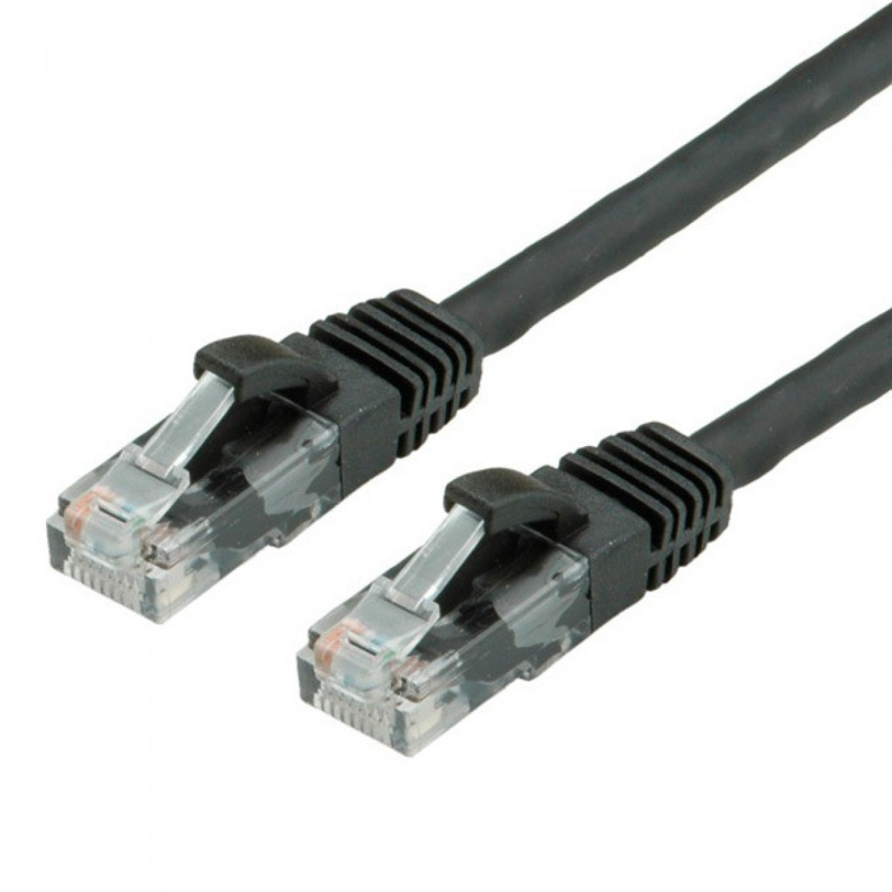Пач кабел, Roline, FTP, Cat.5e, AWG26, 3m, черен Пач кабел, Roline, FTP, Cat.5e, AWG26, 3m, черен в Кабели - медни - | Alleop
