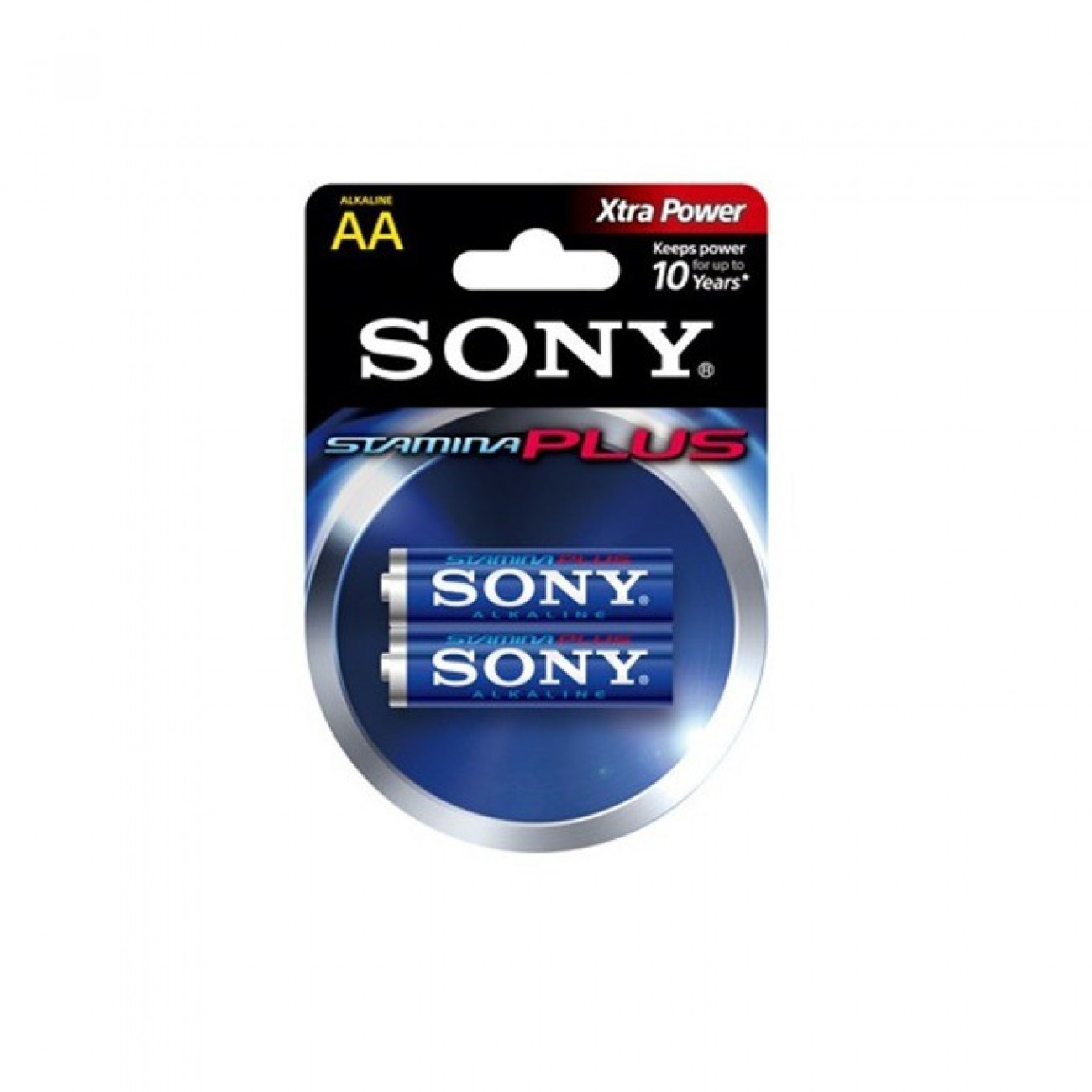 Батерия алкална Sony Stamina Plus AM3B2D, АА R06, 1.5V, 2бр. Батерия алкална Sony Stamina Plus AM3B2D, АА R06, 1.5V, 2бр. в Стандартни Еднократни батерии - | Alleop