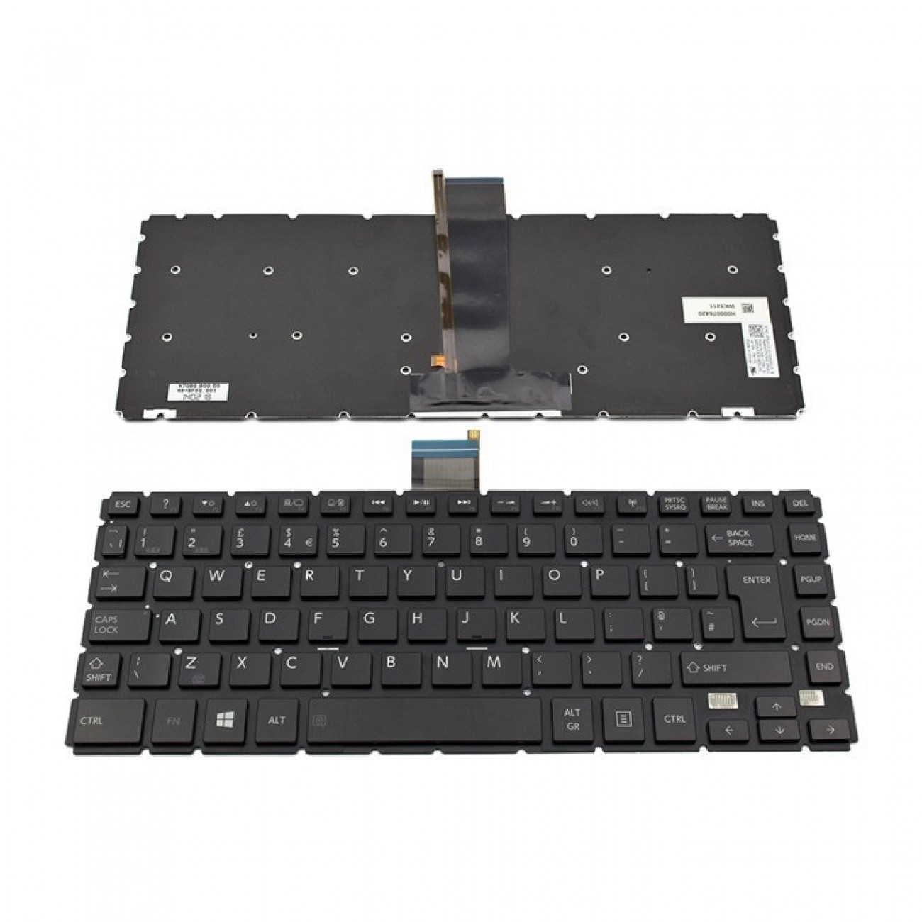 Клавиатура за Toshiba Satellite E45T-B/L40-B/S40-B, UK, без рамка, с подсветка, черна Клавиатура за Toshiba Satellite E45T-B/L40-B/S40-B, UK, без рамка, с подсветка, черна в Резервни части - | Alleop