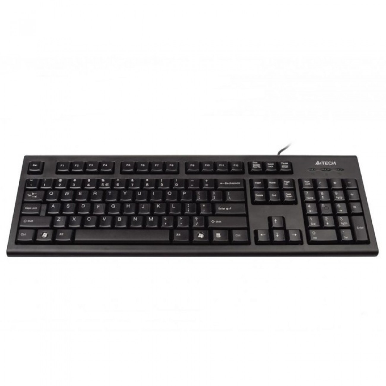 Клавиатура A4Tech KR-85, черна, USB Клавиатура A4Tech KR-85, черна, USB в Клавиатури - | Alleop