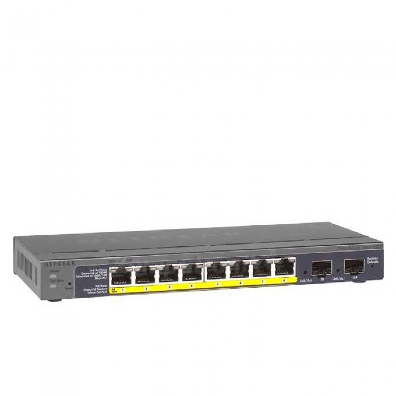 Суич Netgear GS110TP-200EUS, 1000Mbps, 8-Port Switch Netgear GS110TP-200EUS, 1000Mbps, 8-Port в Суич - | Alleop