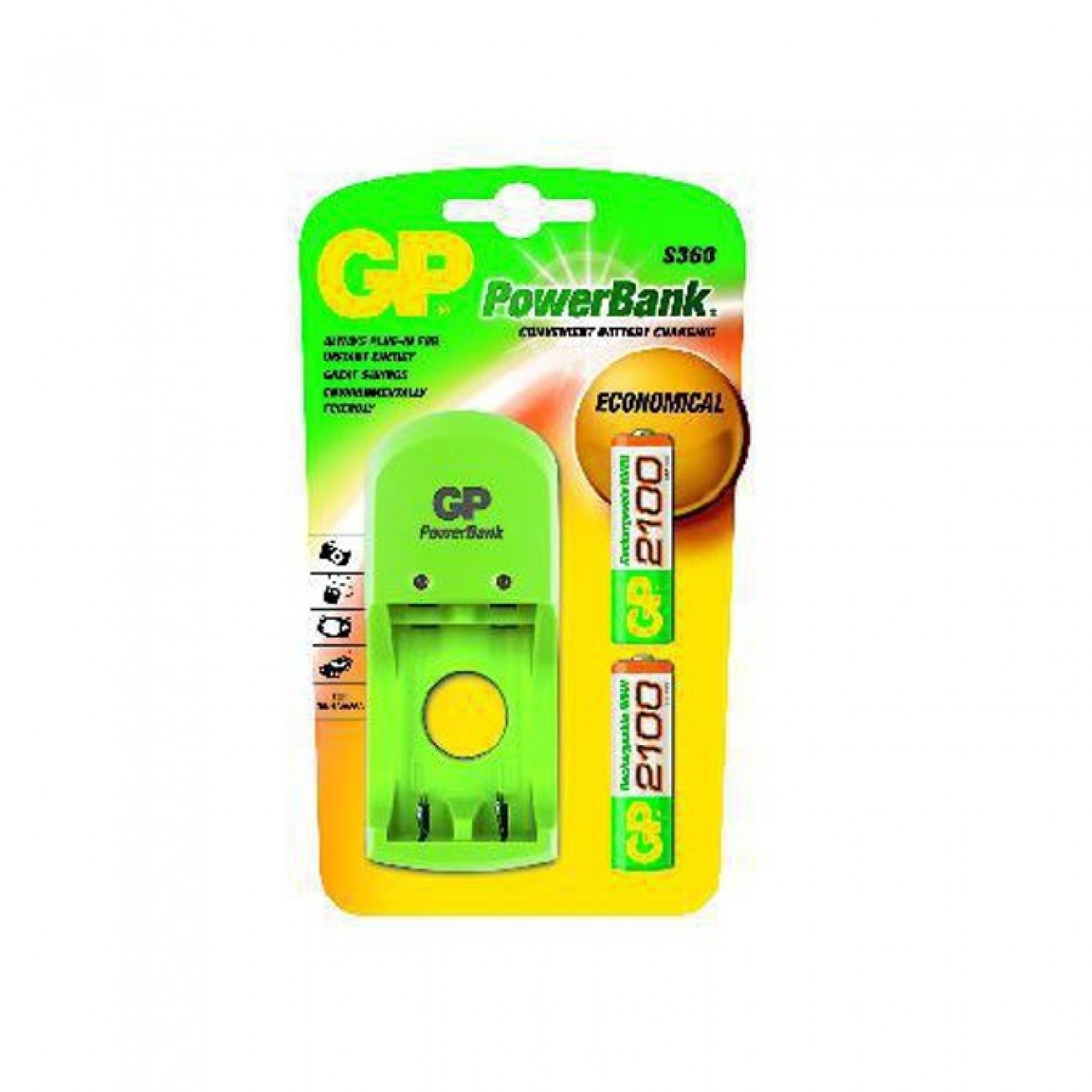 Зарядно у-во GP PB410GS210, за батерии AA/AAA, 2xAA NiMH (2100mAh) батерии Зарядно у-во GP PB410GS210, за батерии AA/AAA, 2xAA NiMH (2100mAh) батерии в Настолни компютри Процесори - | Alleop