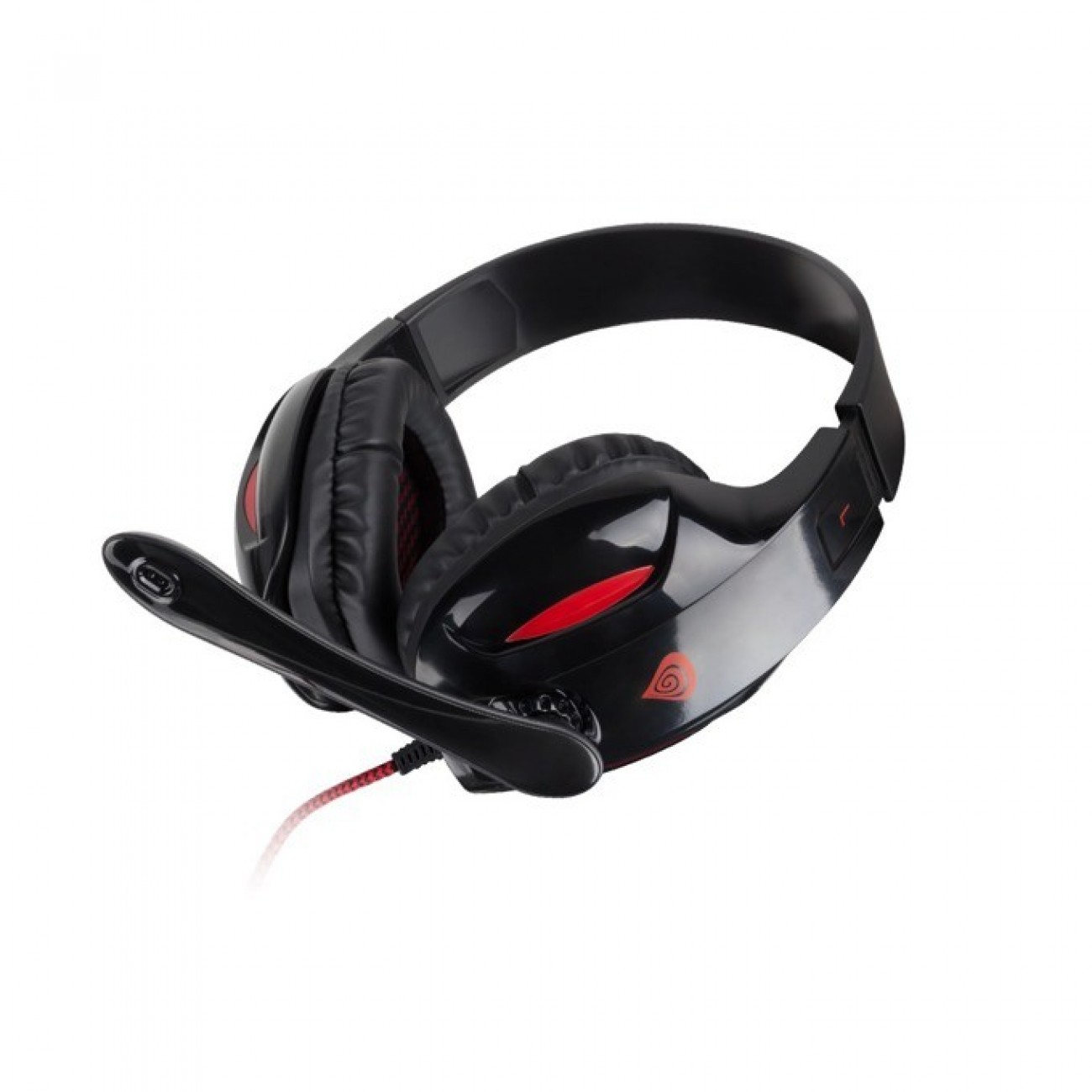 Слушалки Natec Genesis H44 (981-000575), геймърски, микрофон, черни с червена сърцевина Слушалки Natec Genesis H44 (981-000575), геймърски, микрофон, черни с червена сърцевина в Слушалки - | Alleop