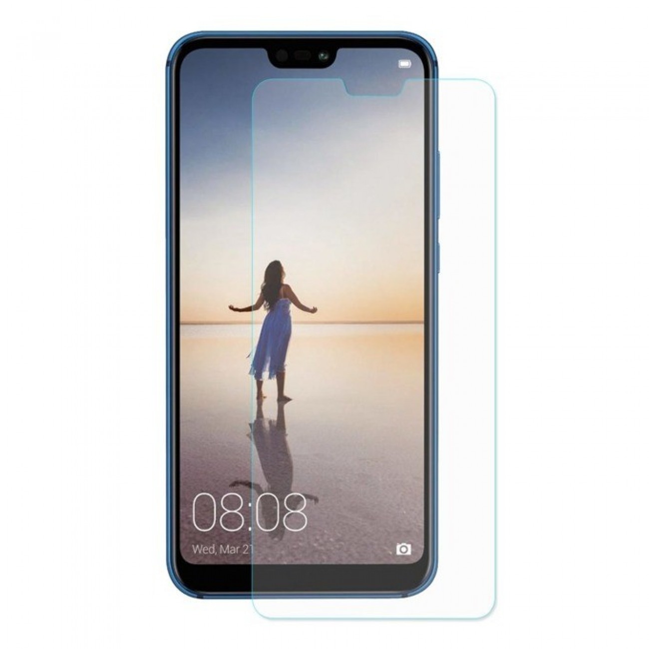 Протектор от закалено стъкло /Tempered Glass/ за Huawei P20 Lite Протектор от закалено стъкло /Tempered Glass/ за Huawei P20 Lite в Защитно фолио - | Alleop
