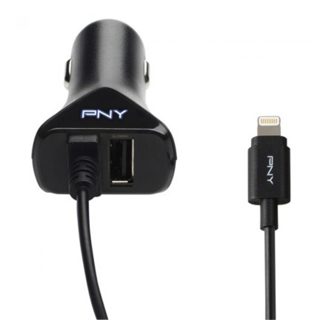 Зарядно за кола PNY, от авт. запалка към 2x USB 5V, 3400mA, черно Зарядно за кола PNY, от авт. запалка към 2x USB 5V, 3400mA, черно в Перални и Сушилни - | Alleop