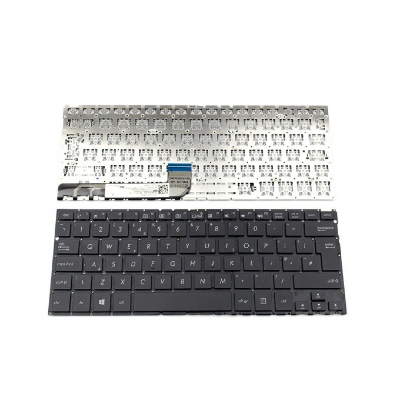 Клавиатура за Asus Zenbook UX360CA, UK, без рамка, черна Клавиатура за Asus Zenbook UX360CA, UK, без рамка, черна в Резервни части - | Alleop