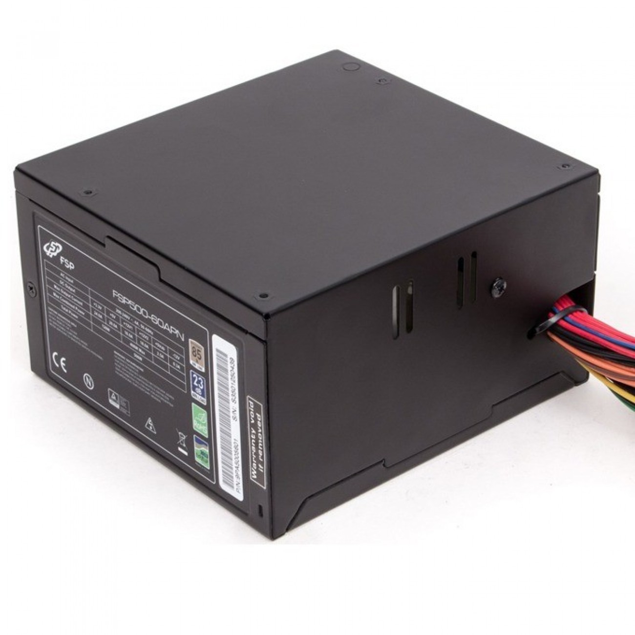 Захранване FORTRON FSP Group FSP500-60APN 85+, 500W,Active, rev.2.0, 120mm fan, 24 pin конектор, 230V Захранване FORTRON FSP Group FSP500-60APN 85+, 500W,Active, rev.2.0, 120mm fan, 24 pin конектор, 230V в Захранвания Настолни компютри - | Alleop
