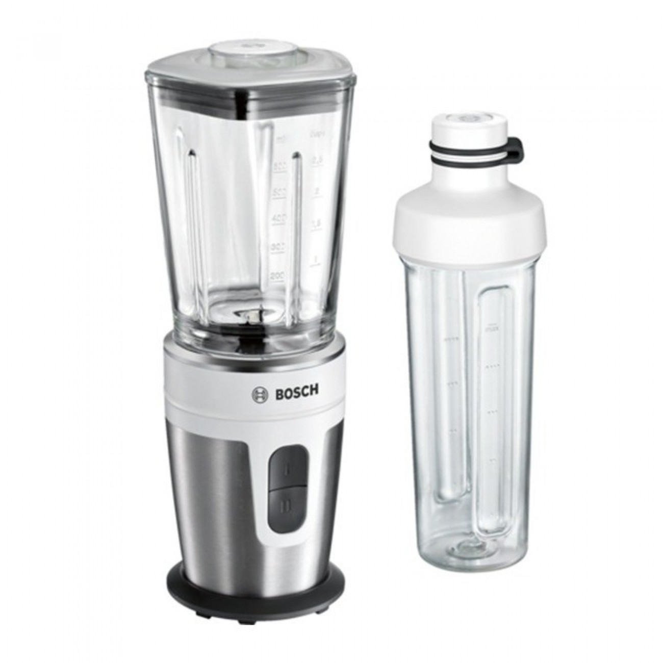 Блендер Bosch MMBM 7 G 2 M, 600 мл обем на купата, 2 степени, 350W, инокс Блендер Bosch MMBM 7 G 2 M, 600 мл обем на купата, 2 степени, 350W, инокс в Блендери - | Alleop
