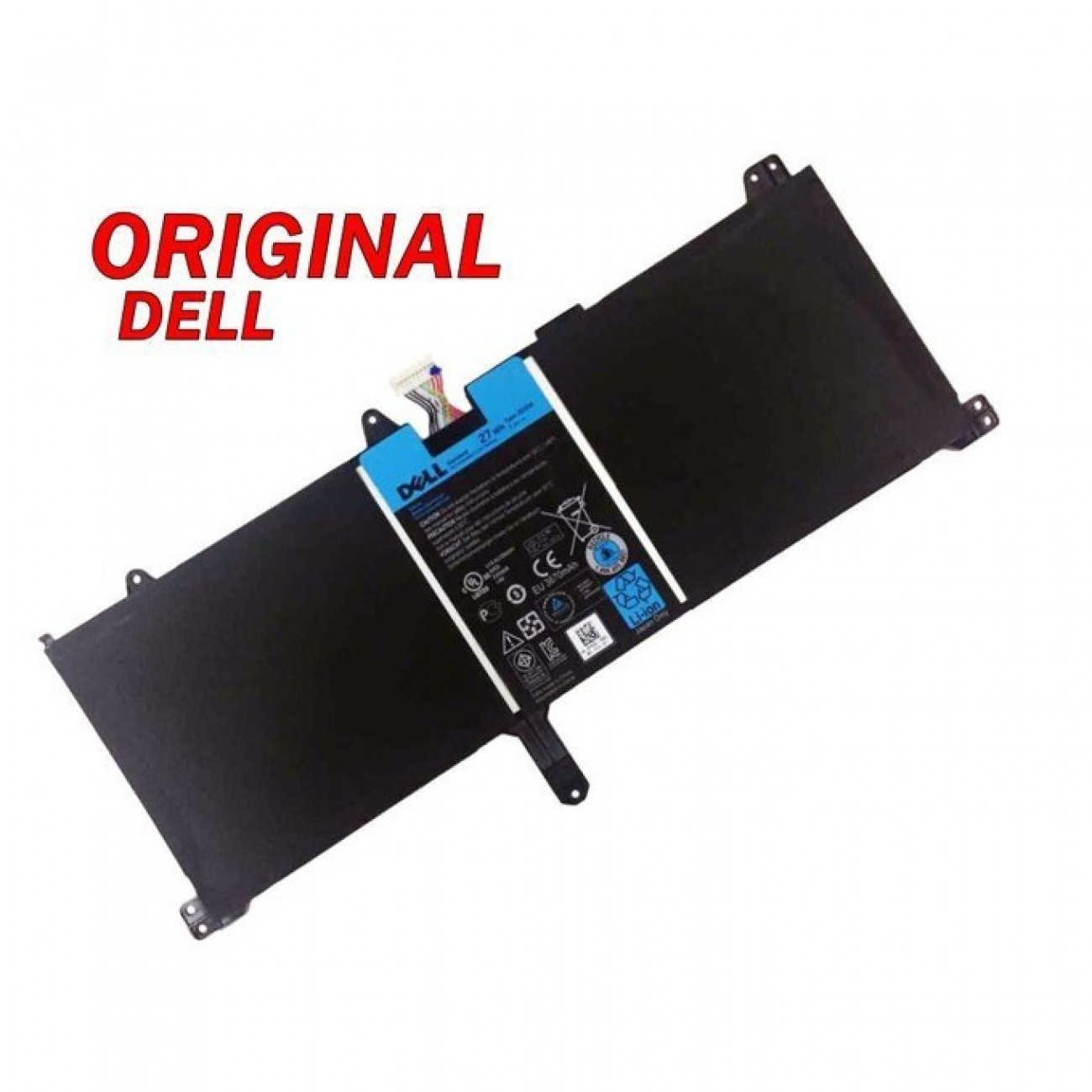 Батерия (оригинална) за лаптоп DELL XPS 10, 7.4V, 3600mAh, 27Wh Батерия (оригинална) за лаптоп DELL XPS 10, 7.4V, 3600mAh, 27Wh в Батерии за Лаптоп - | Alleop