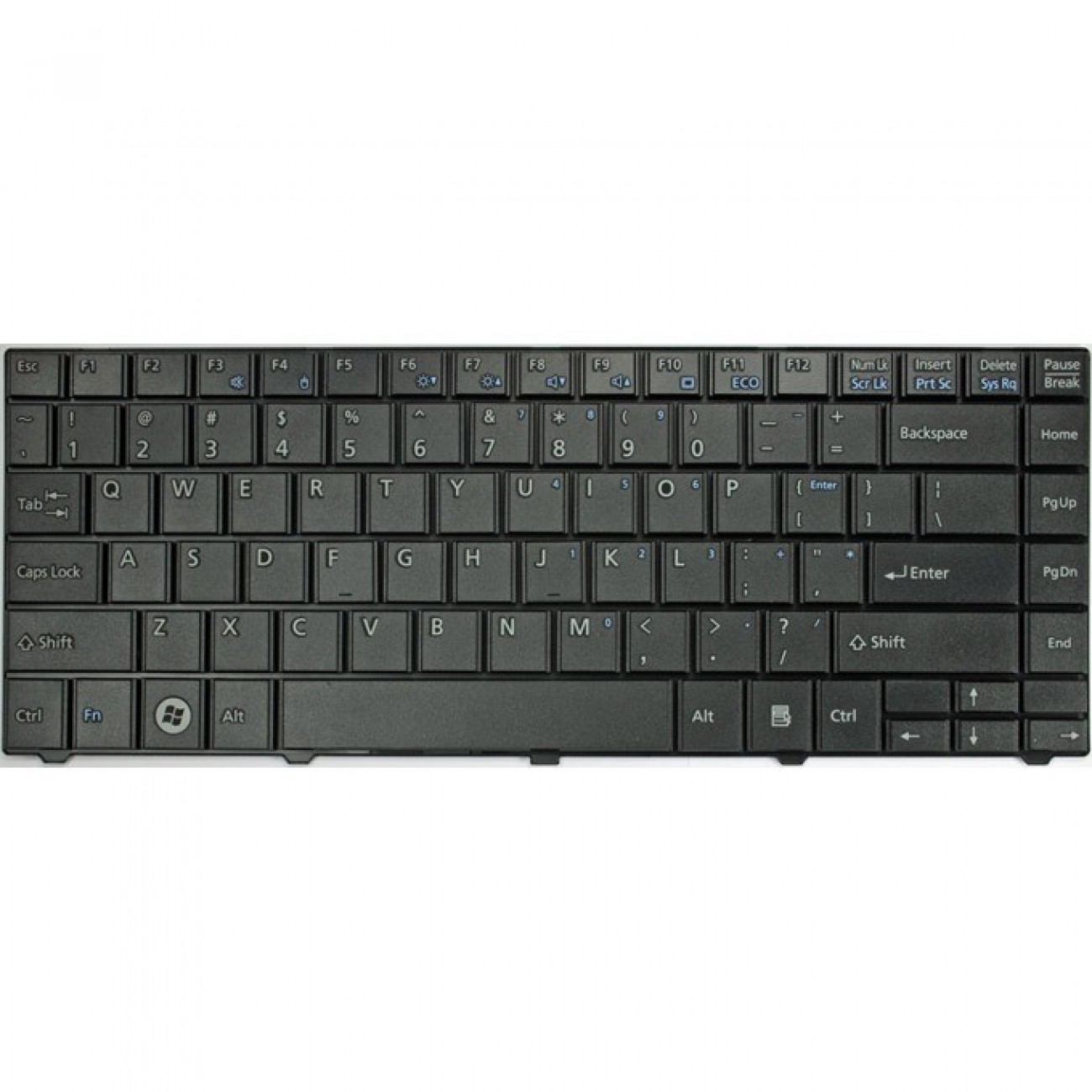 Клавиатура за Fujitsu Lifebook LH520 LH530 LH531 LH530G, US, черна Клавиатура за Fujitsu Lifebook LH520 LH530 LH531 LH530G, US, черна в Резервни части - | Alleop