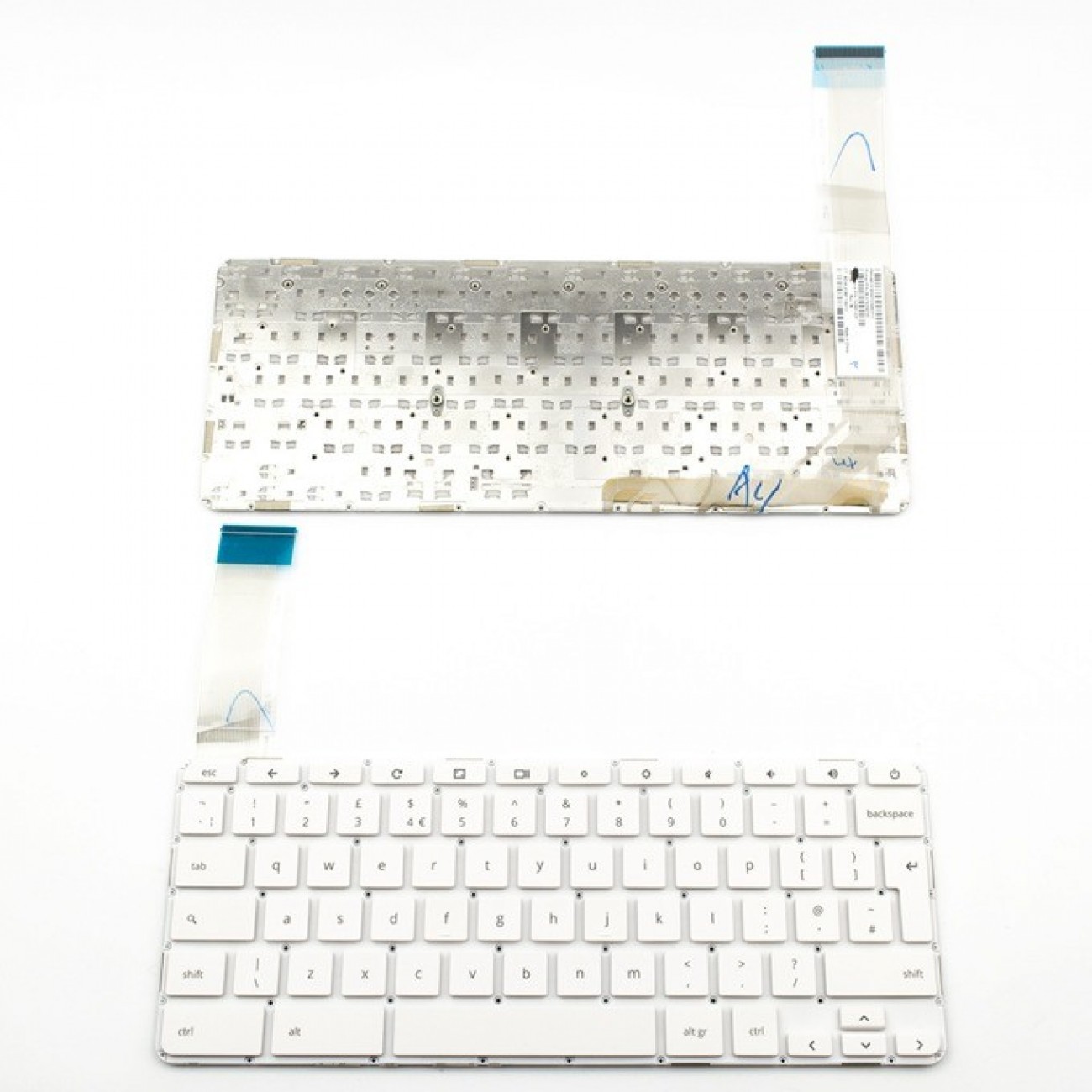 Клавиатура за HP Pavilion Chromebook 14-Q/14-X, UK, без рамка, бяла Клавиатура за HP Pavilion Chromebook 14-Q/14-X, UK, без рамка, бяла в Резервни части - | Alleop