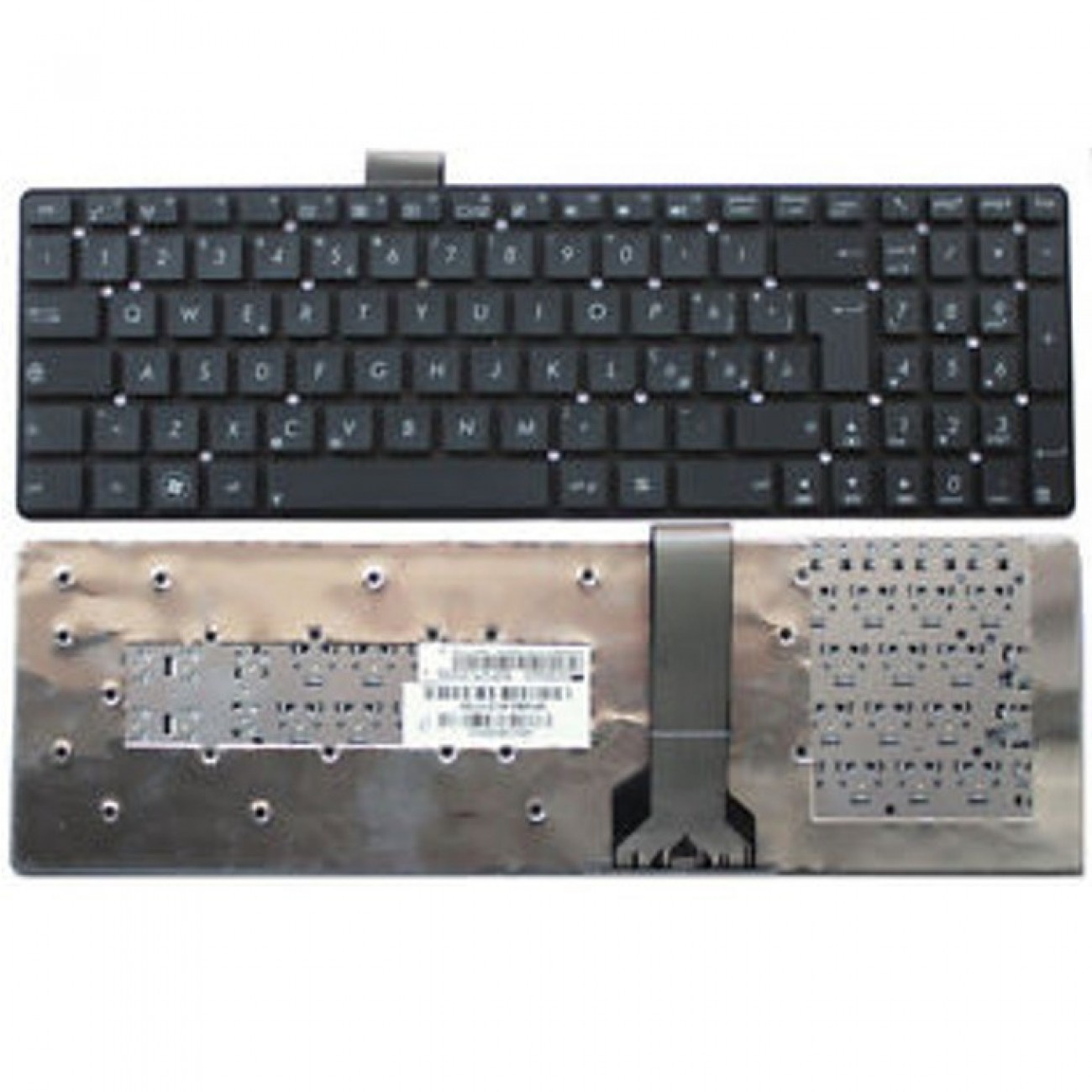 Клавиатура за ASUS K55XI, UK, черна Клавиатура за ASUS K55XI, UK, черна в Резервни части - | Alleop