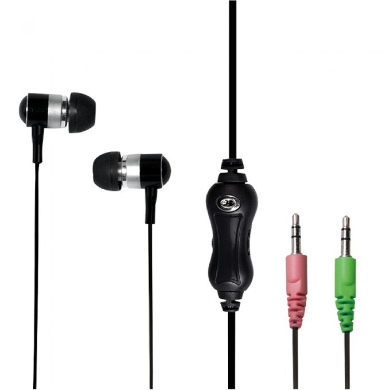 Слушалки LogiLink HS0018A, микрофон, тип тапи, черни, 2x 3.5mm jack Слушалки LogiLink HS0018A, микрофон, тип тапи, черни, 2x 3.5mm jack в Слушалки - | Alleop