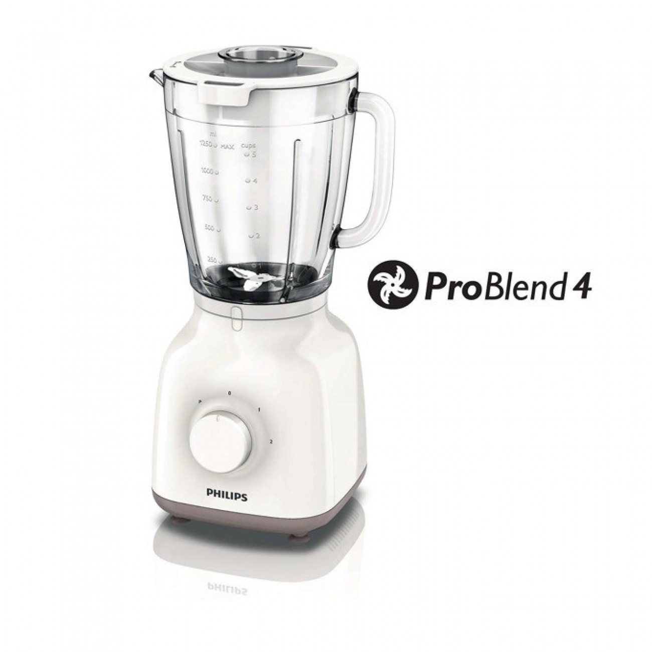 Блендeр Philips HR2105/00, Daily Collection, капацитет на каната (1.5л.), 400W Блендeр Philips HR2105/00, Daily Collection, капацитет на каната (1.5л.), 400W в Блендери - | Alleop