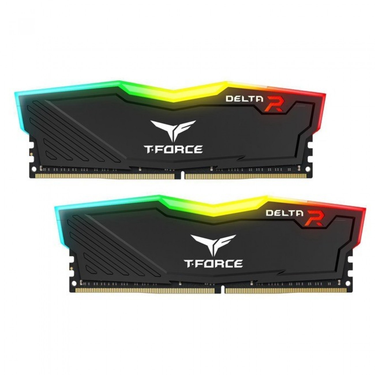 Памет 16GB (2x8GB) DDR4 3000MHz, TeamGroup Delta RGB Black, TF3D416G3000HC16CDC01, 1.35V 16GB (2x8GB) DDR4 3000MHz, TeamGroup Delta RGB Black, TF3D416G3000HC16CDC01, 1.35V в Настолни компютри Памети - | Alleop