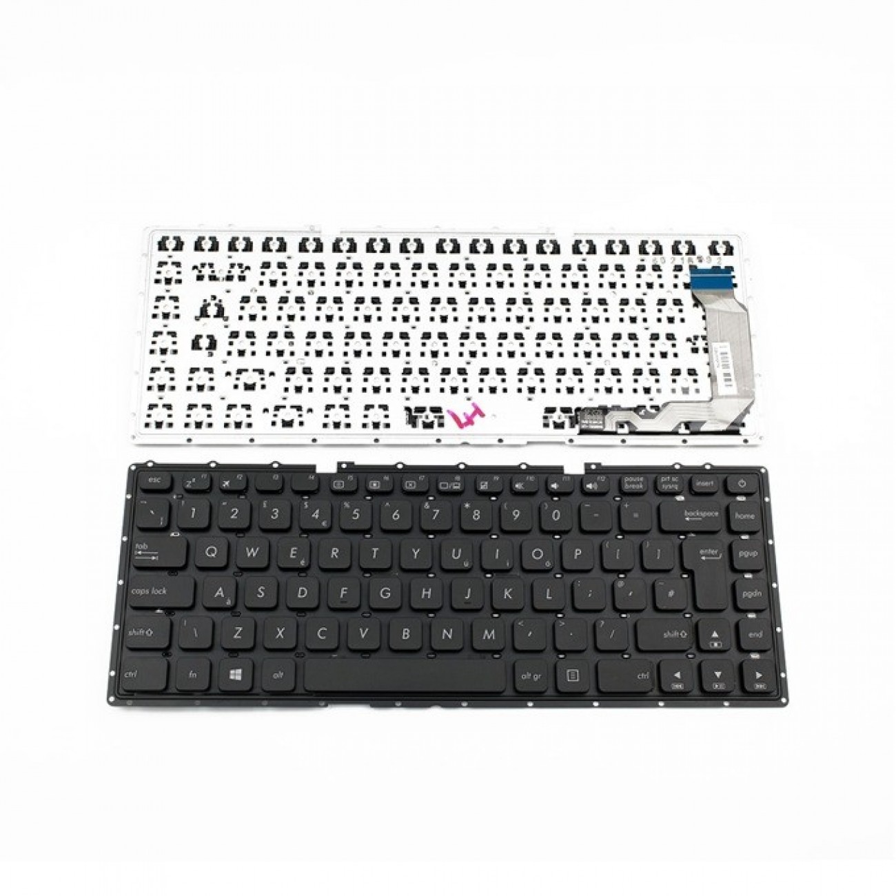 Клавиатура за Asus A441 F441 K441 X441, UK, без рамка, черна Клавиатура за Asus A441 F441 K441 X441, UK, без рамка, черна в Резервни части - | Alleop