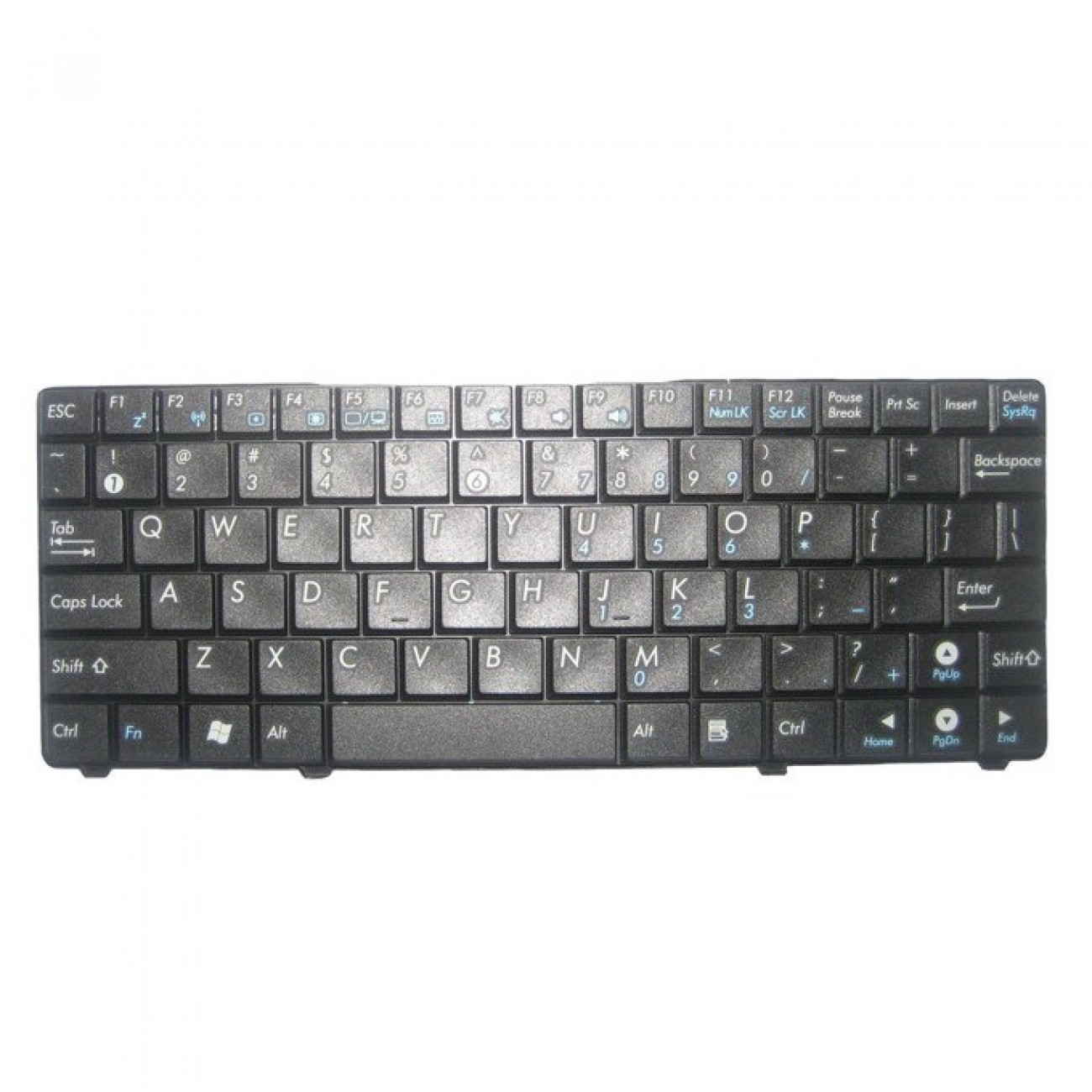 Клавиатура за ASUS EEE PC 900HA T91, US, черна Клавиатура за ASUS EEE PC 900HA T91, US, черна в Резервни части - | Alleop