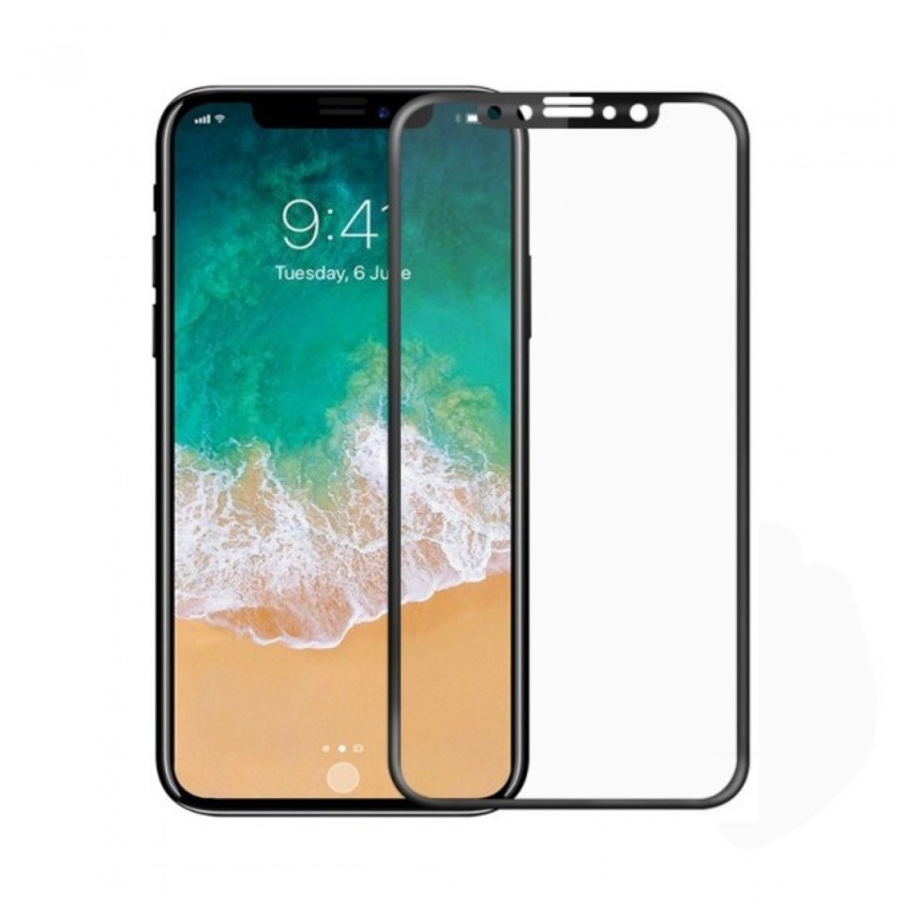 Протектор от закалено стъкло /Tempered Glass/ Remax Proda Full Glue, за iPhone X, черен Протектор от закалено стъкло /Tempered Glass/ Remax Proda Full Glue, за iPhone X, черен в Защитно фолио - | Alleop