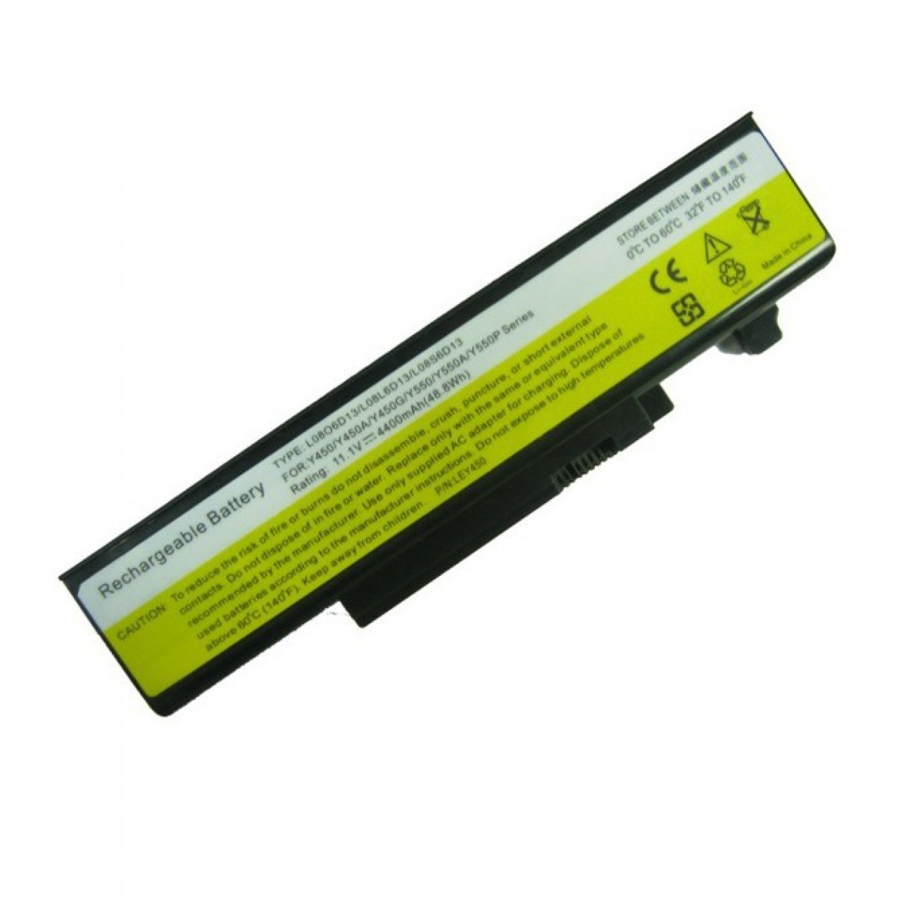 Батерия (заместител) за Lenovo IdeaPad, съвместима с Y450/Y550, 6cell, 11.1V, 4400mAh Батерия (заместител) за Lenovo IdeaPad, съвместима с Y450/Y550, 6cell, 11.1V, 4400mAh в Батерии за Лаптоп - | Alleop