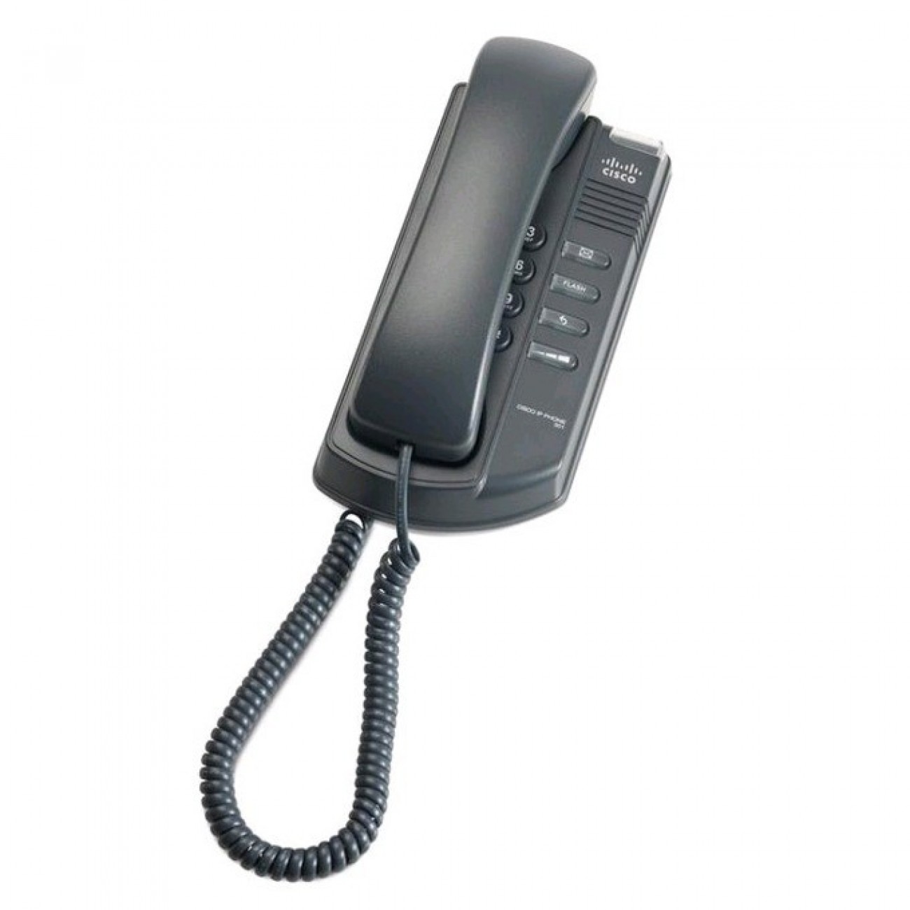 VoIP телефон Cisco SPA 301, 1 линия, 1x RJ-45 10/100/1000, гласова поща, тъмно сив VoIP телефон Cisco SPA 301, 1 линия, 1x RJ-45 10/100/1000, гласова поща, тъмно сив в VoIP Телефони - | Alleop
