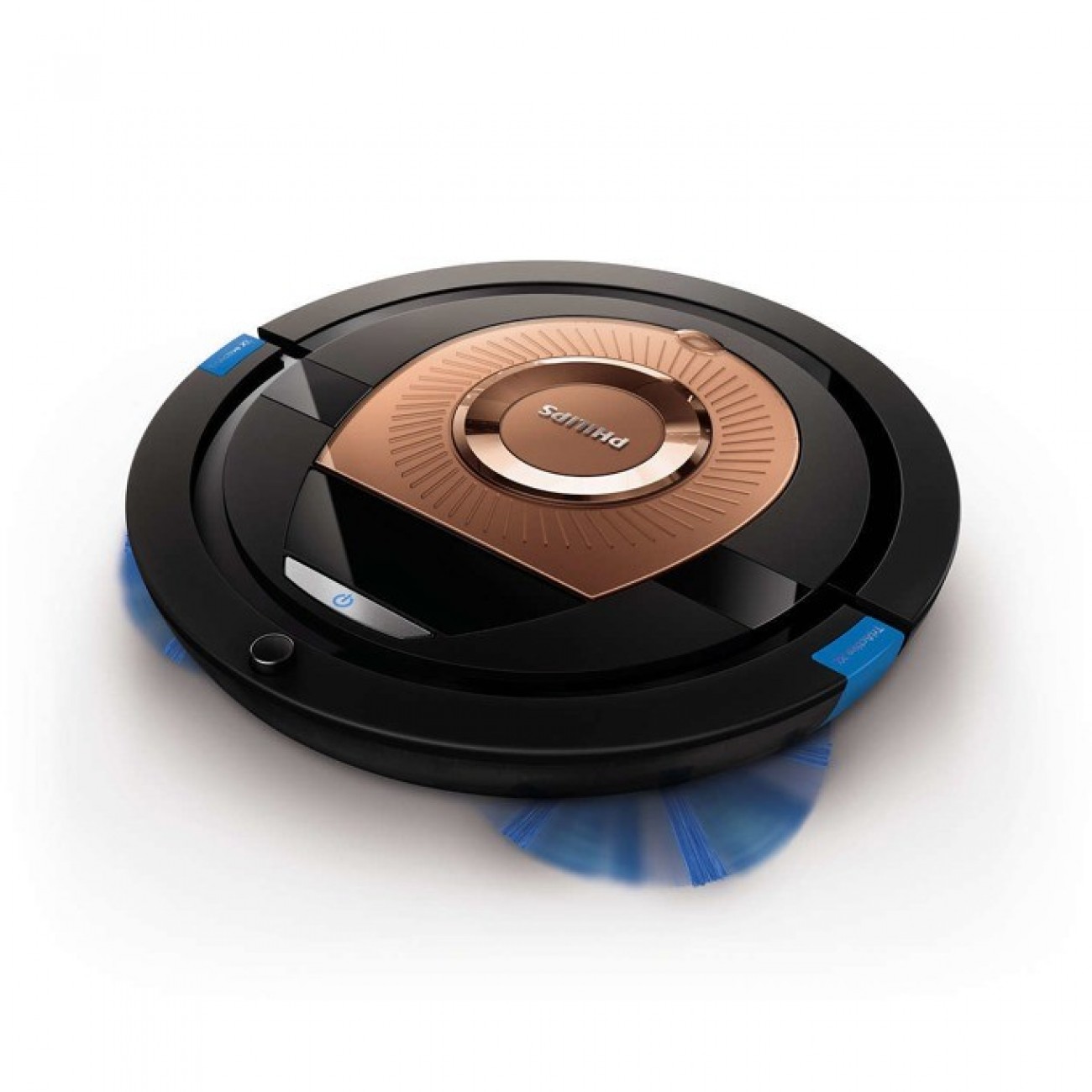 Прахосмукачка Philips SmartPro Compact FC877601, робот, безжична, 0.3 л. капацитет на контейнера, до 130 мин. работа, 4 режима, TriActive XL накрайник, черна Прахосмукачка робот Philips SmartPro Compact FC877601, 12,8 V литиево-йонна батерия, детектор за стълби, дистанционно, 18 сензора за разпознаване, черна в Прахосмукачки - | Alleop
