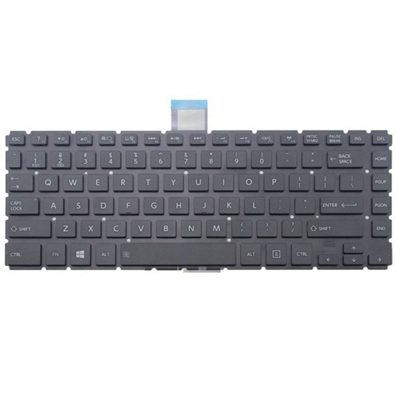 Клавиатура за Toshiba Satellite E45T-B L40-B S40-B, UK(голям enter), без рамка, черна Клавиатура за Toshiba Satellite E45T-B L40-B S40-B, UK(голям enter), без рамка, черна в Резервни части - | Alleop