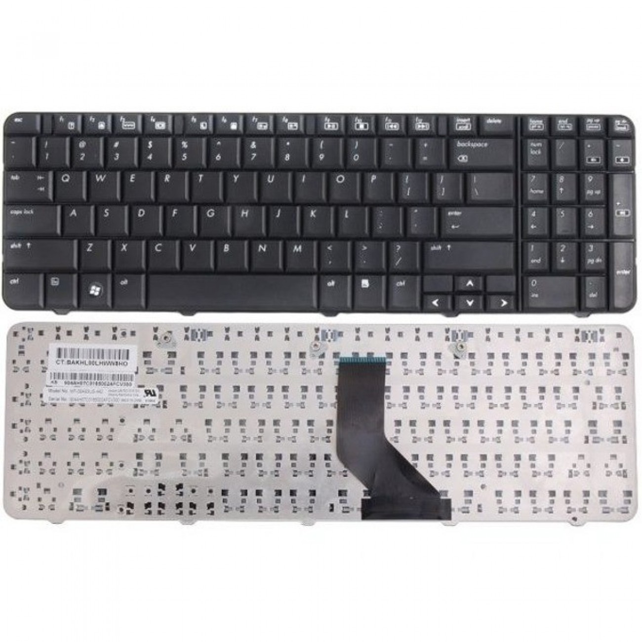 Клавиатура за HP CQ71 G71, US, кирилица, черна Клавиатура за HP CQ71 G71, US, кирилица, черна в Резервни части - | Alleop