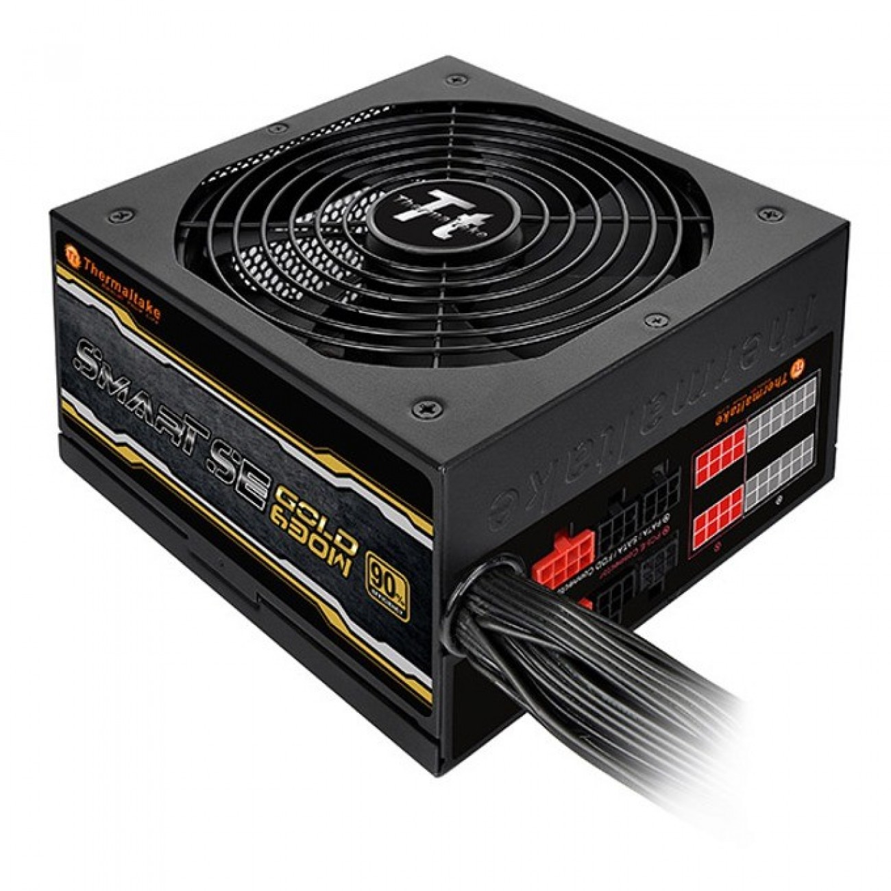 Захранване Thermaltake Smart SE, 630W, Active PFC, 80+ Gold, полу-модулно, 120mm вентилатор Захранване Thermaltake Smart SE, 630W, Active PFC, 80+ Gold, полу-модулно, 120mm вентилатор в Захранвания Настолни компютри - | Alleop
