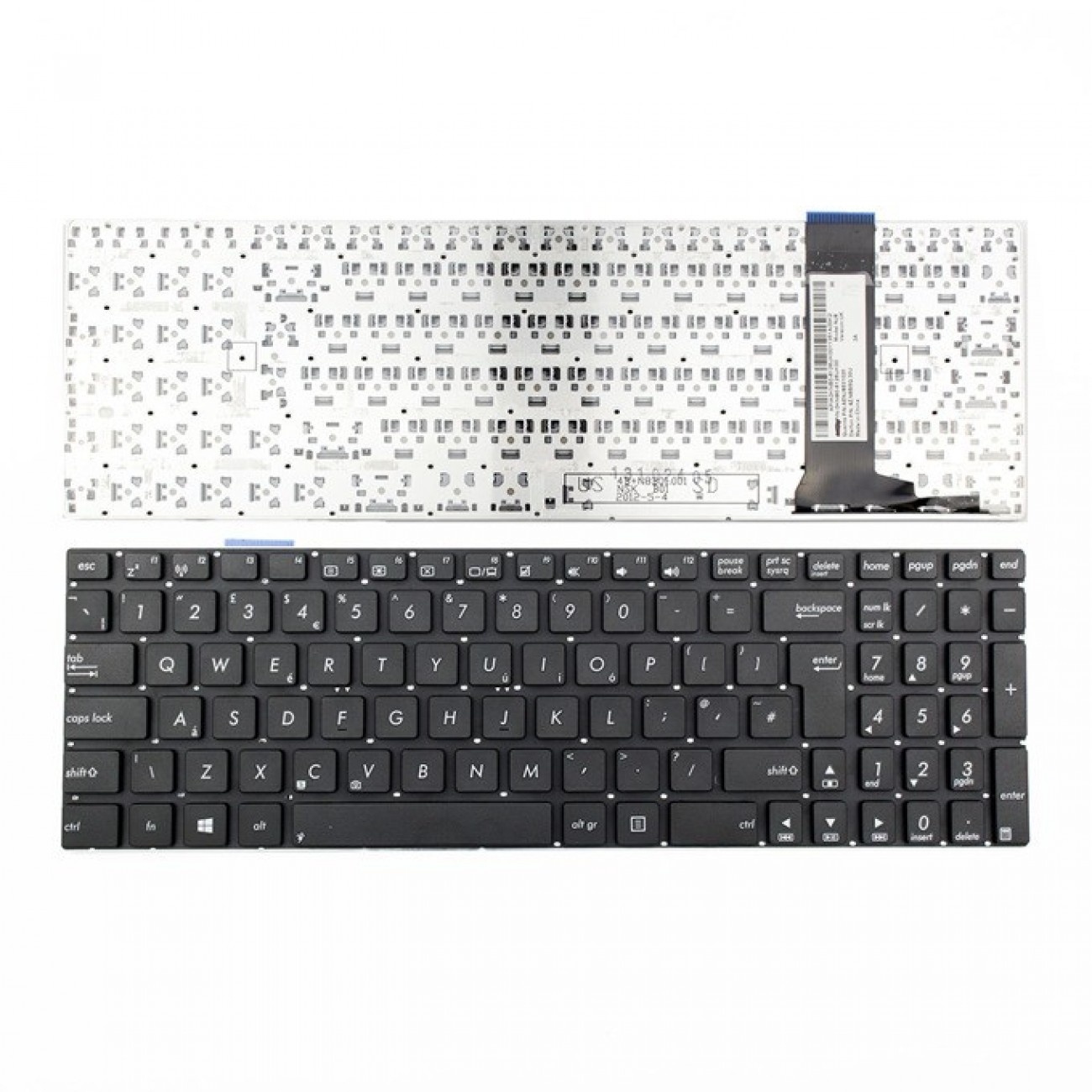 Клавиатура за ASUS A56 N56 N56V N76 U500VZ R500V R505 S550C, UK, без рамка, черна Клавиатура за ASUS A56 N56 N56V N76 U500VZ R500V R505 S550C, UK, без рамка, черна в Резервни части - | Alleop