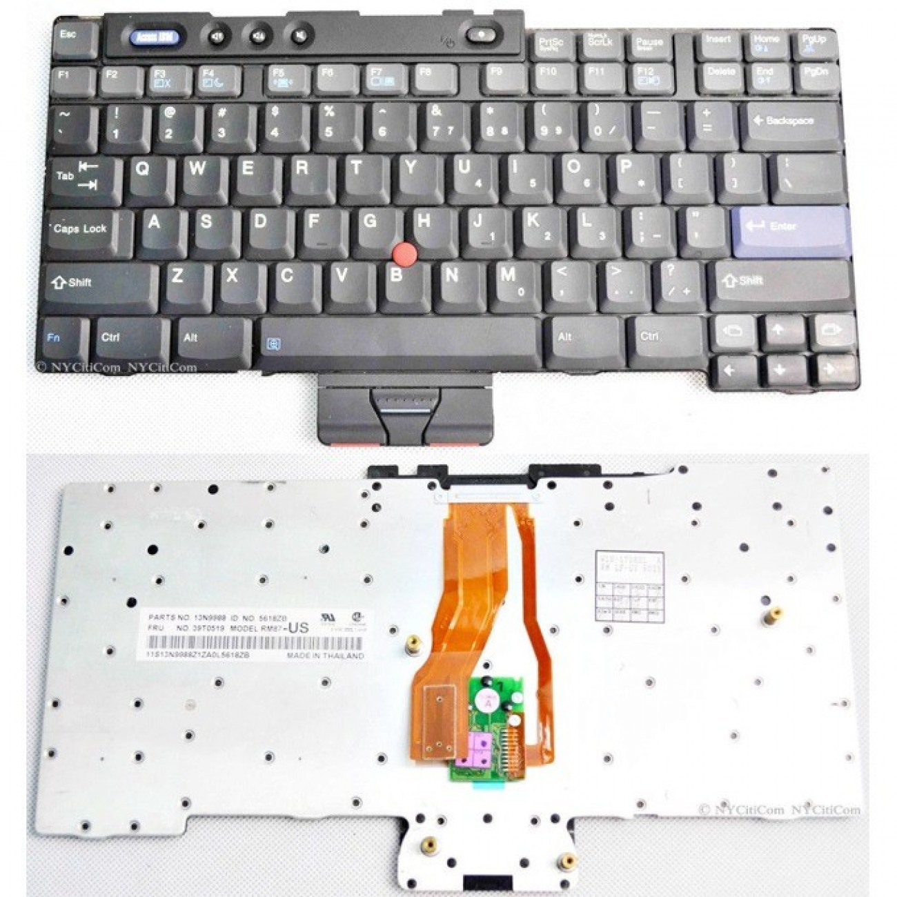 Клавиатура за Lenovo U410, US, сребриста рамка, черна Клавиатура за Lenovo U410, US, сребриста рамка, черна в Резервни части - | Alleop