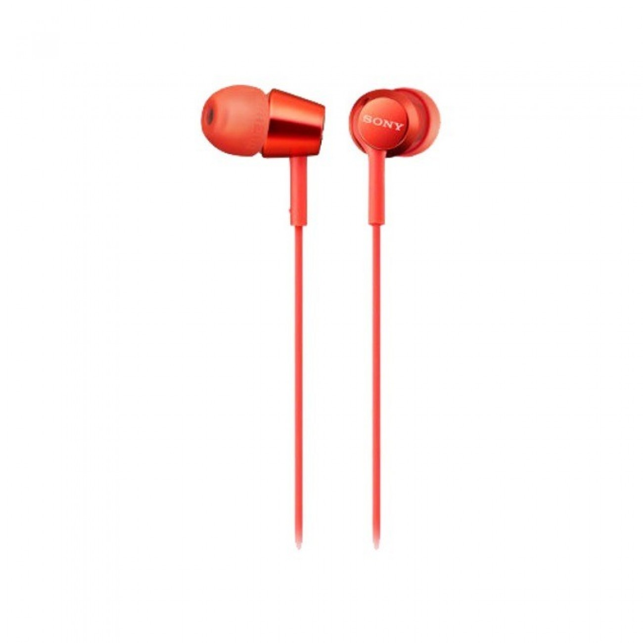 Слушалки Sony MDR-EX155AP, микрофон, тип тапи, червени Слушалки Sony MDR-EX155AP, микрофон, тип тапи, червени в Слушалки - | Alleop
