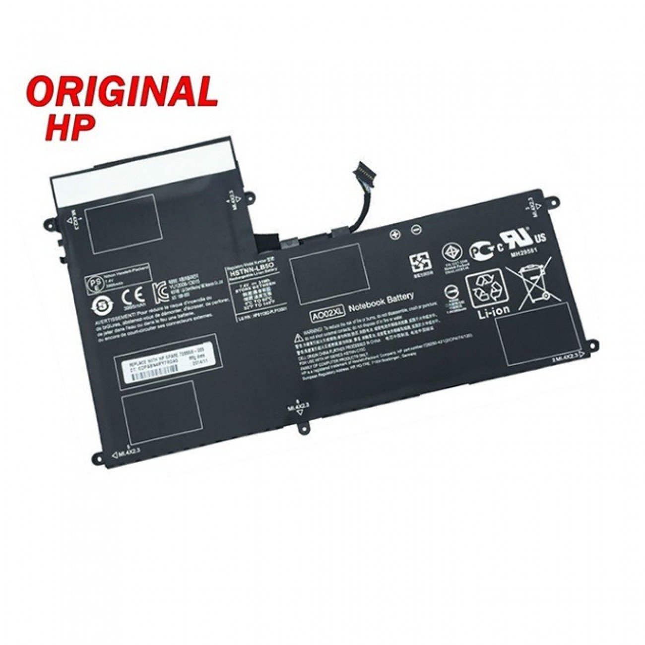 Батерия ОРИГИНАЛНА HP ElitePad 1000/1000G2, 7.4V, 4000mAh, 39Wh Батерия ОРИГИНАЛНА HP ElitePad 1000/1000G2, 7.4V, 4000mAh, 39Wh в Батерии за Лаптоп - | Alleop