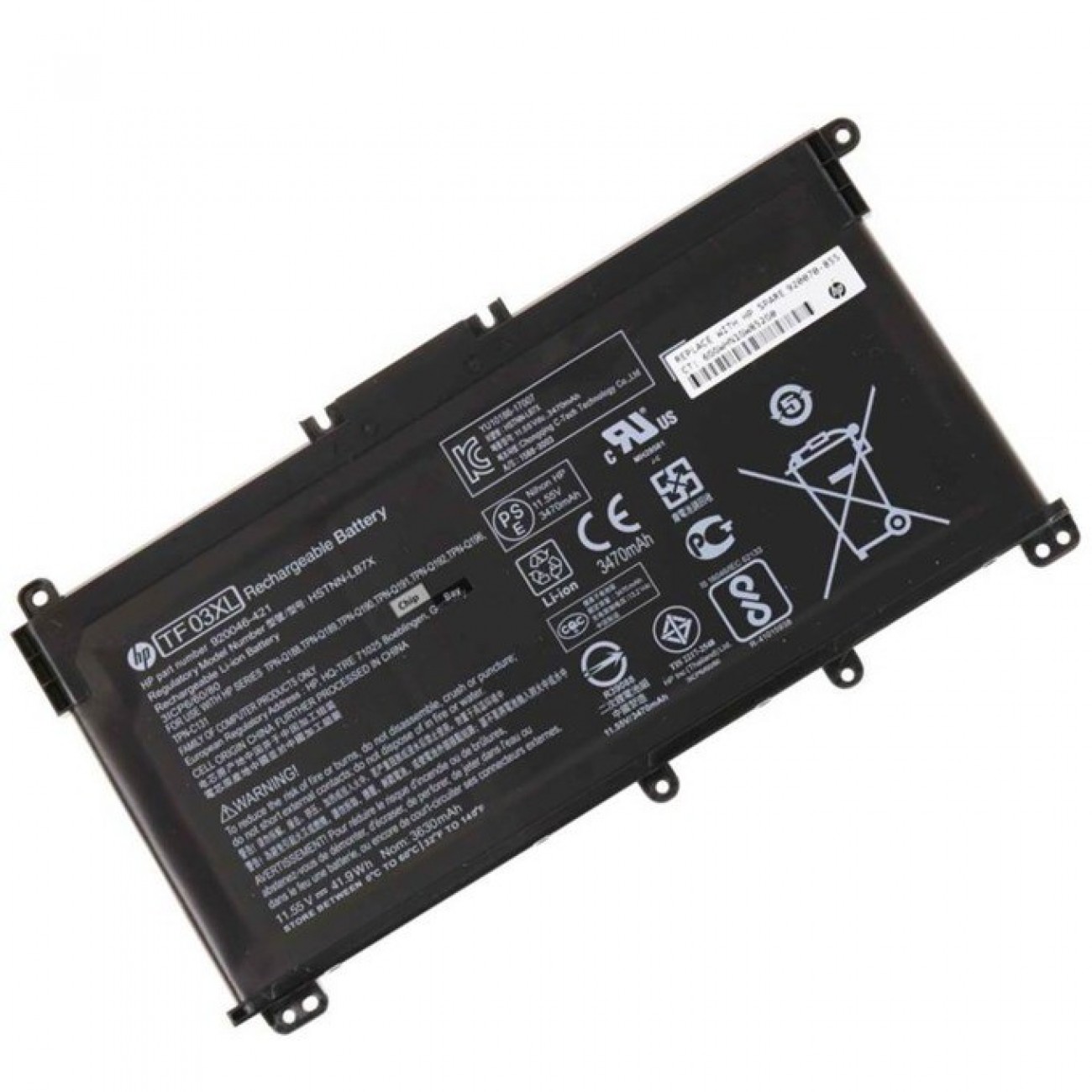 Батерия (оригинална) за HP Pavilion, съвместима с модели 14 Pavilion 15 TF03XL, 11.1V 3630mAh Батерия (оригинална) за HP Pavilion, съвместима с модели 14 Pavilion 15 TF03XL, 11.1V 3630mAh