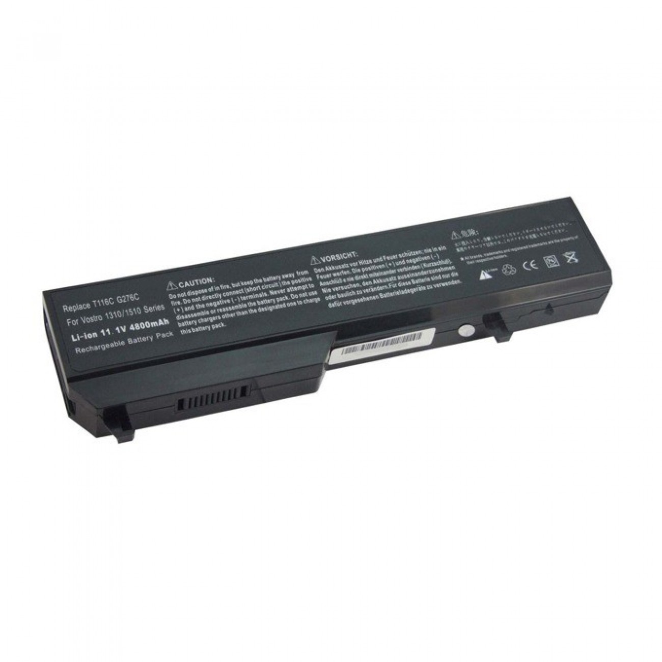 Батерия (заместител) за Dell Vostro 1310, съвместима с 1320/1510/2510, 6cell, 11.1V, 5200mAh Батерия (заместител) за Dell Vostro 1310, съвместима с 1320/1510/2510, 6cell, 11.1V, 5200mAh в Батерии за Лаптоп - Noname | Alleop