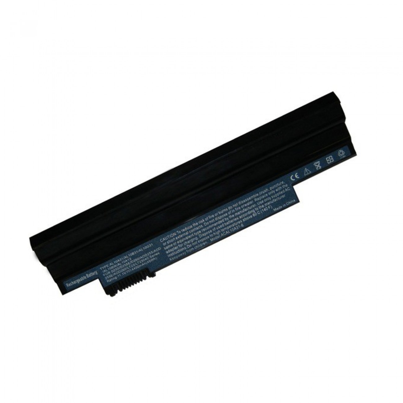 Батерия (заместител) за Acer Aspire One 522, съвместима с D255/Gateway LT23/EMACHINE 355, 6cell, 11.1V, 4400mAh Батерия (заместител) за Acer Aspire One 522, съвместима с D255/Gateway LT23/EMACHINE 355, 6cell, 11.1V, 4400mAh в Батерии за Лаптоп - Noname | Alleop